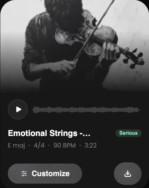 Song page customization view two