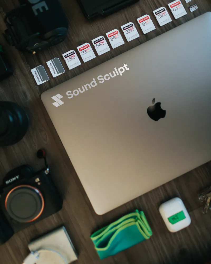 Sound Sculpt sticker laptop image